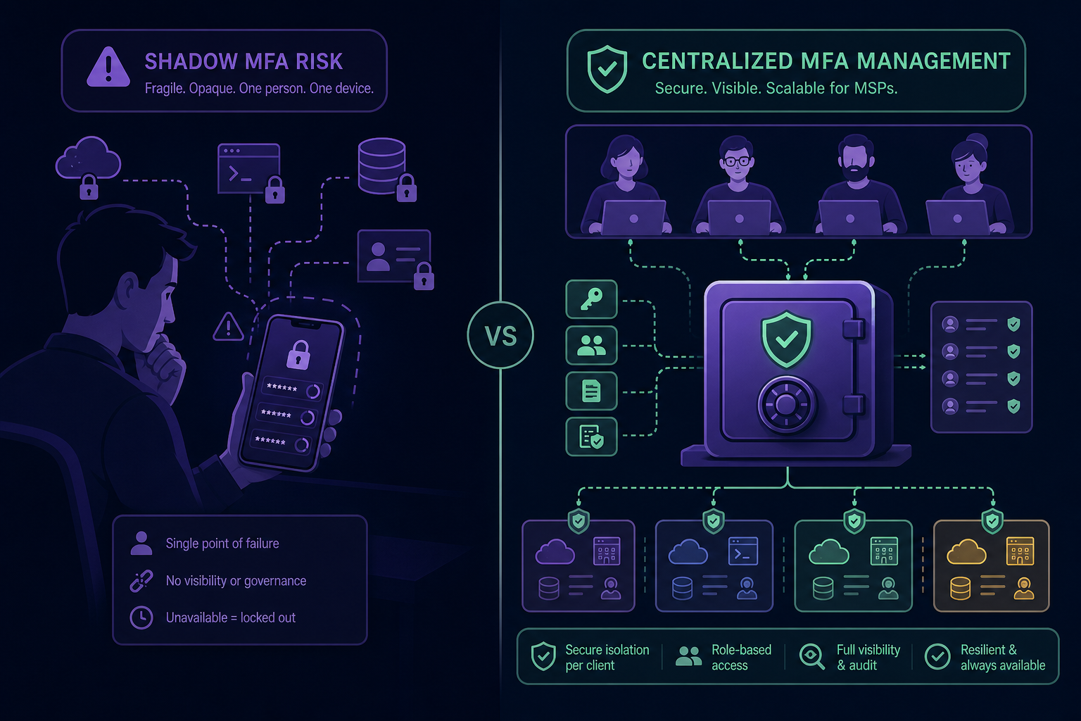 Replacing shadow MFA risk