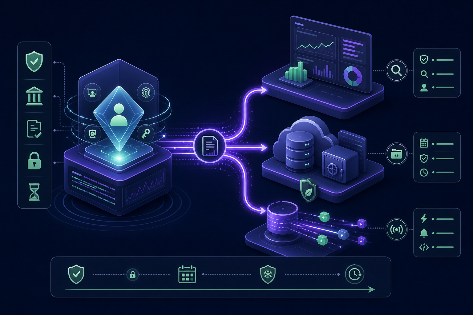 Log retention architecture