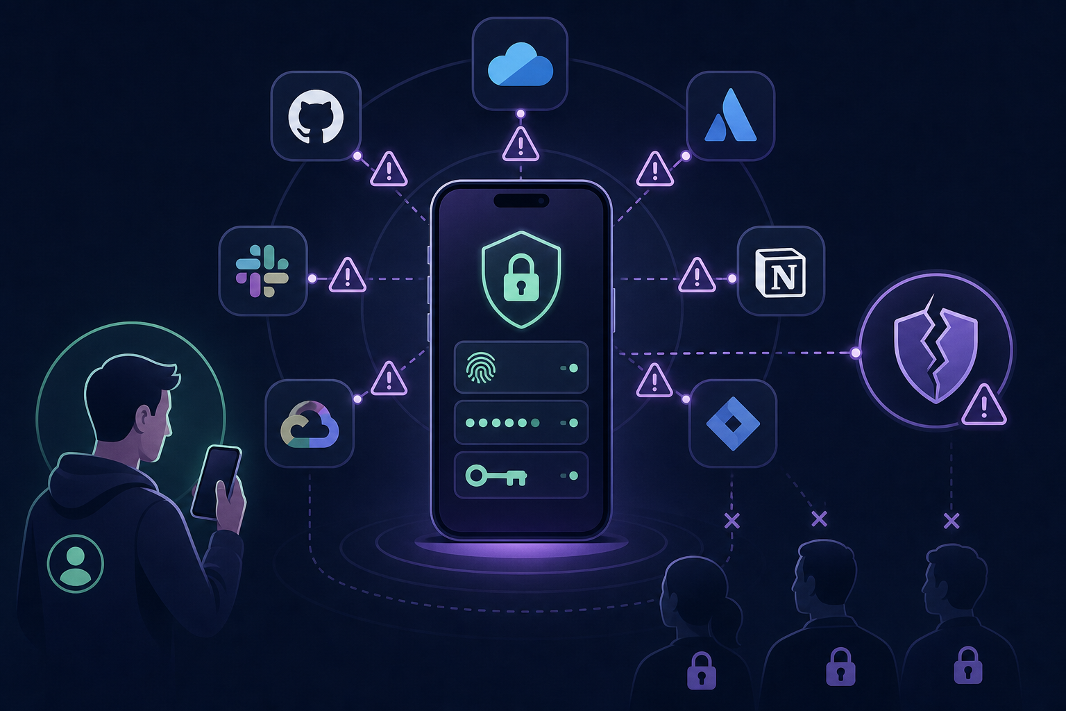 Personal phone MFA risk