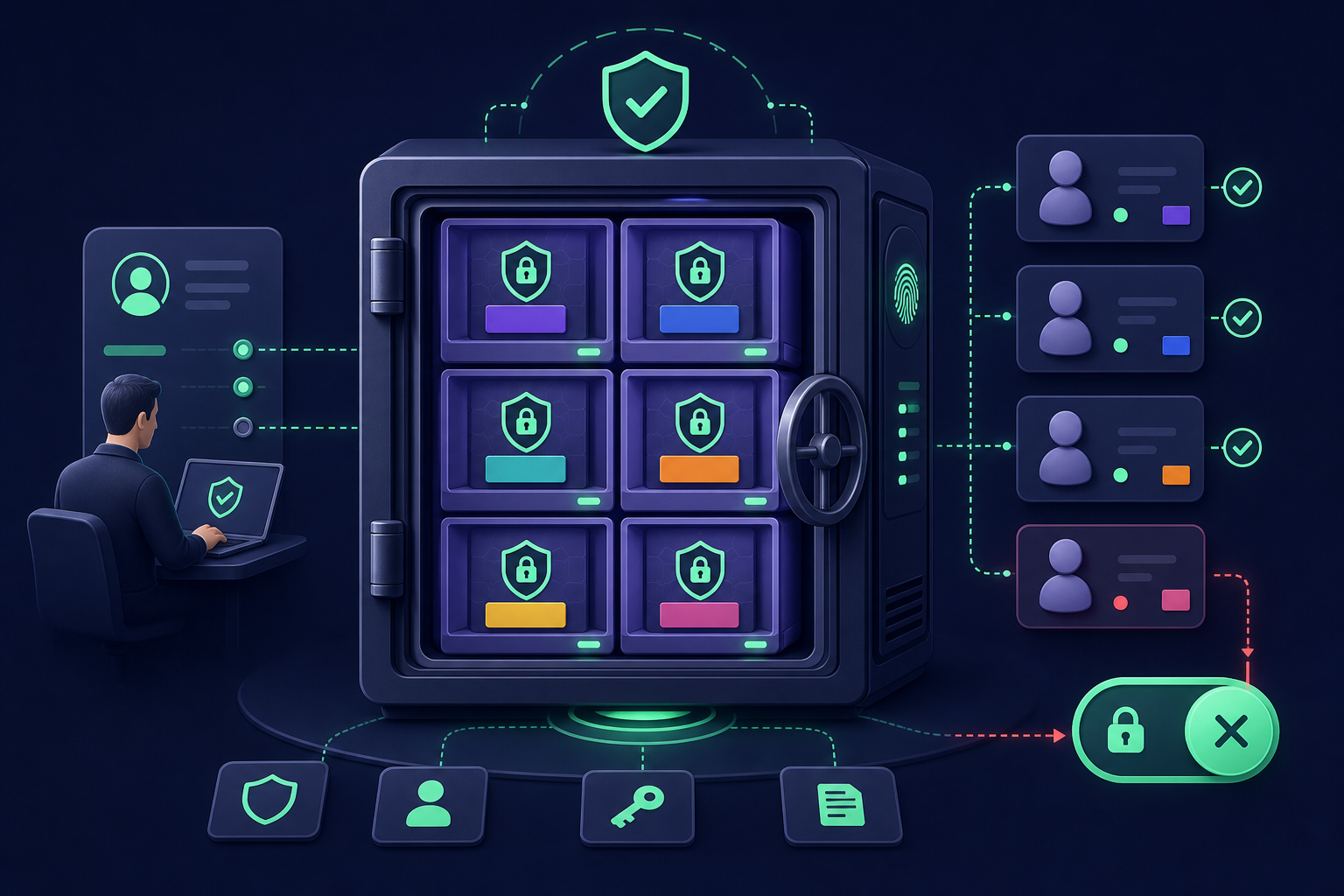 Isolated client vaults
