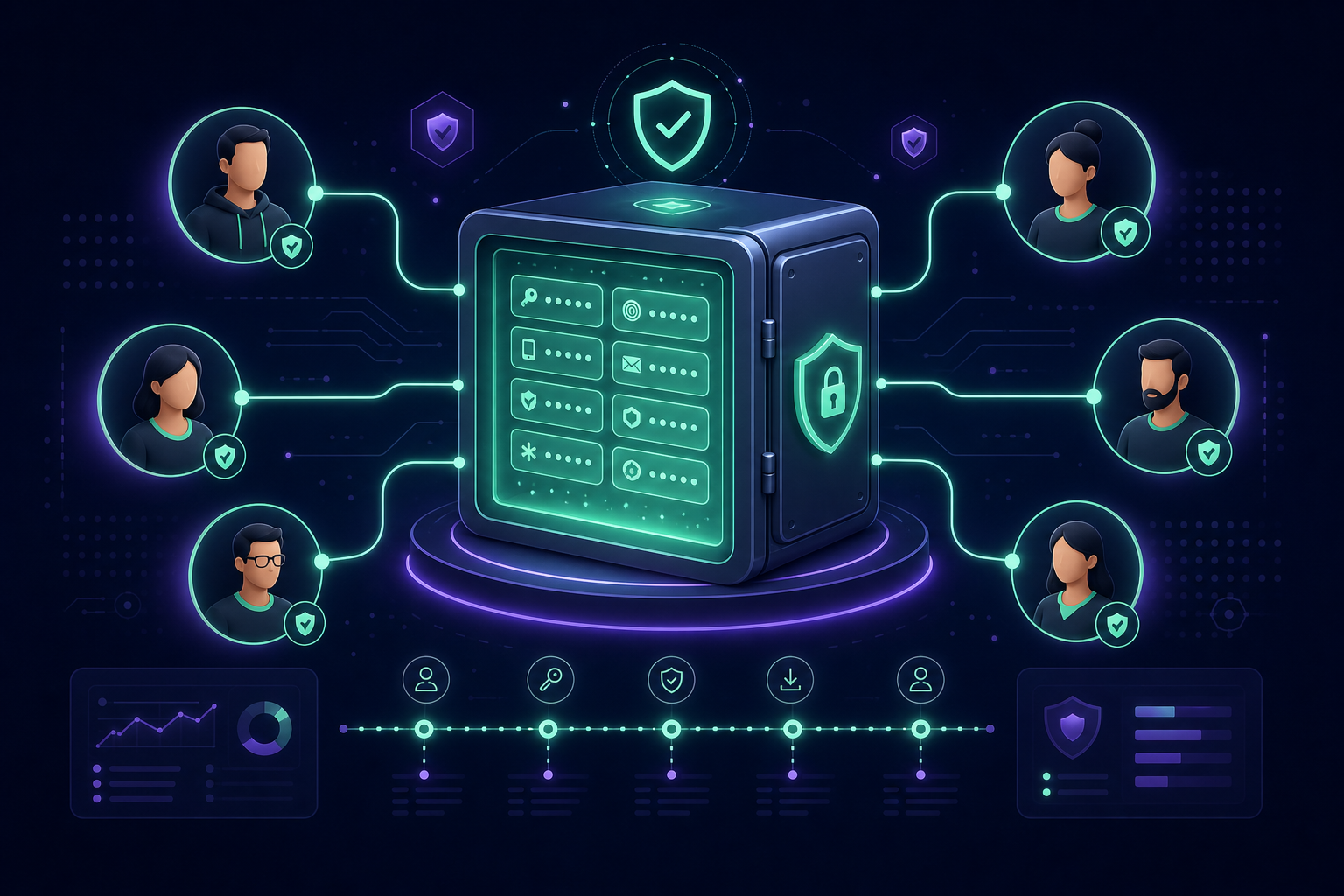 Shared MFA vault