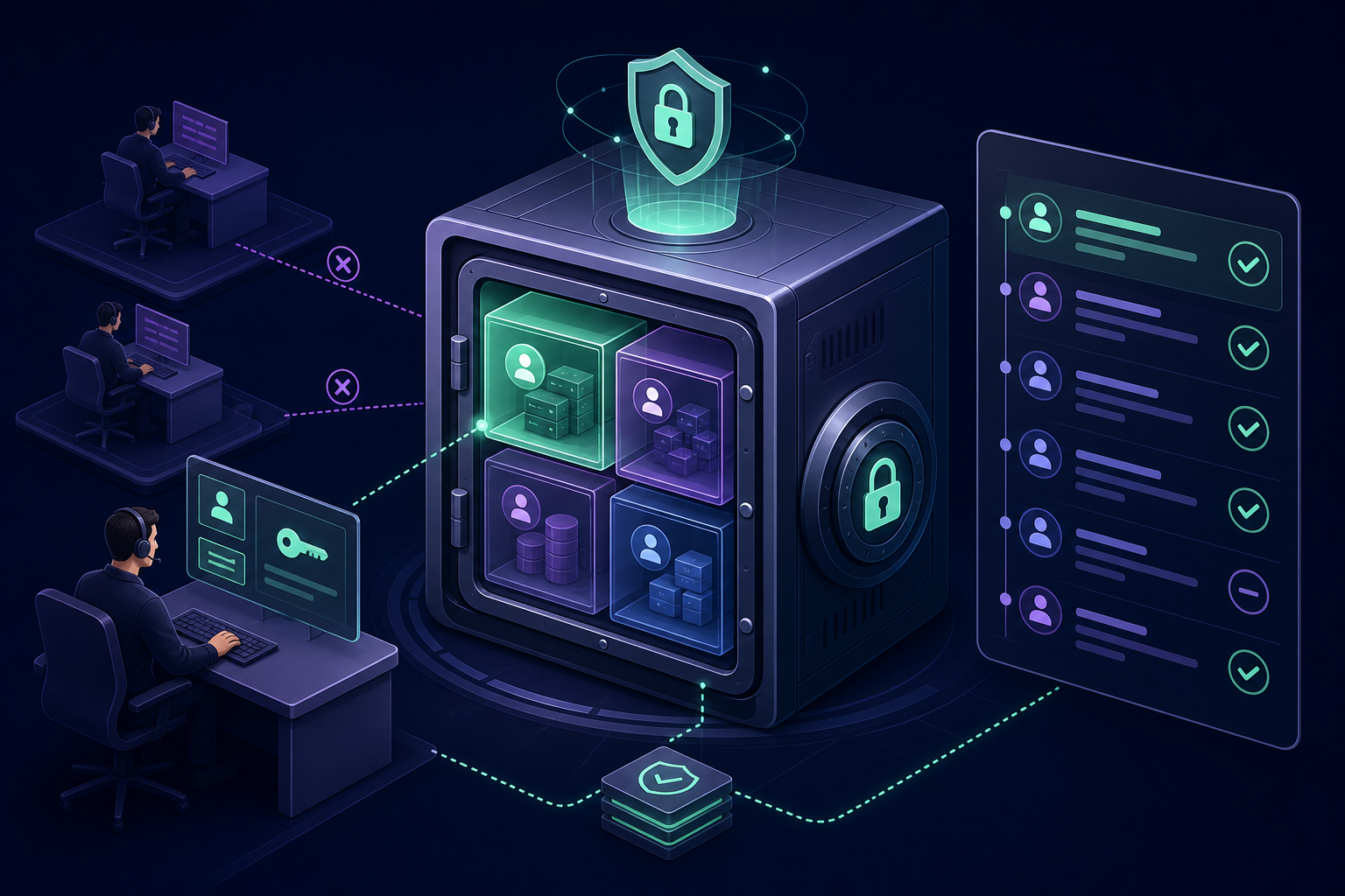 Centralised encrypted MFA vault