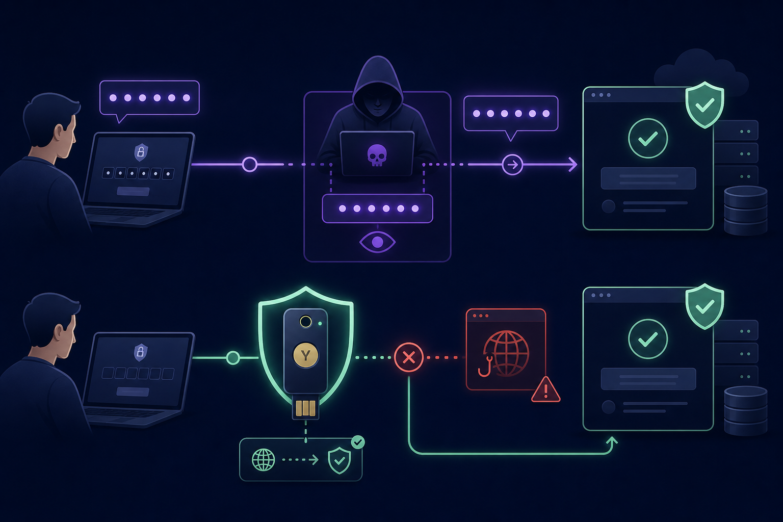 Phishing interception and blocking