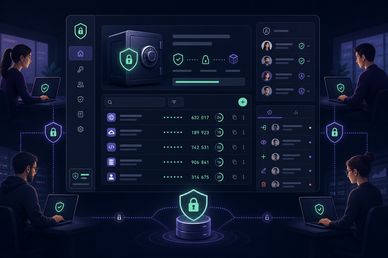 Shared MFA vault